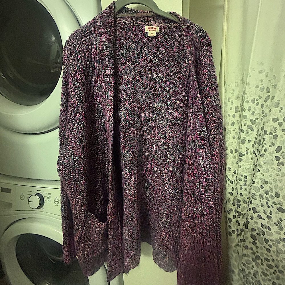 Women's Multicolor Knit Sweater, Size XL